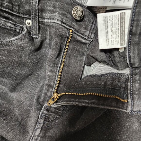 Levi's Black Wash Stretch Denim Mile High Super Skinny Jeans - Picture 5 of 9